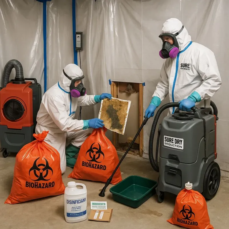 Contaminated Water Handling Protocols process in Jackson County, IL